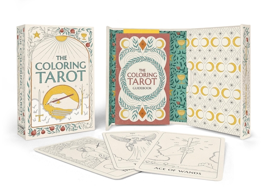 The Coloring Tarot: A Deck and Guidebook to Color and Create By Sarah Lyons, Harriet Lee-Merrion (Illustrator) Cover Image