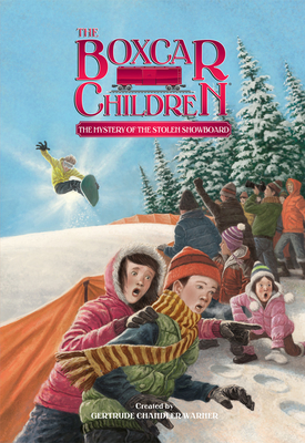 The Mystery of the Stolen Snowboard (The Boxcar Children Mysteries #134) By Gertrude Chandler Warner (Created by), Tim Jessell (Illustrator) Cover Image