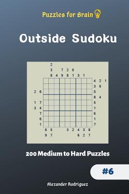 Puzzles For Brain Outside Sudoku 200 Medium To Hard Puzzles Vol 6 Paperback Wordsworth Books