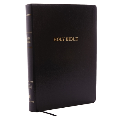 KJV, Reference Bible, Giant Print, Leather-Look, Black, Red Letter Edition By Thomas Nelson Cover Image