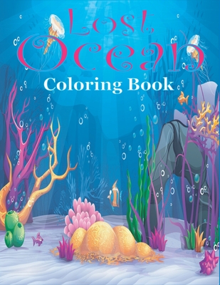 ocean scene coloring book