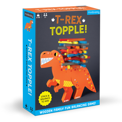 T-Rex Topple! Balancing Game By Mudpuppy Cover Image