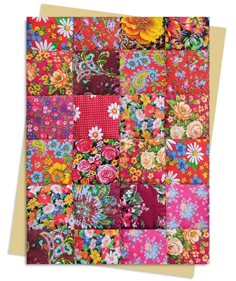 Floral Patchwork Quilt Greeting Card Pack: Pack of 6 (Greeting Cards) Cover Image