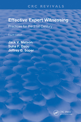Effective Expert Witnessing, Fourth Edition: Practices for the 21st Century (Routledge Revivals) Cover Image