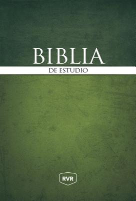 Santa Biblia de Estudio Reina Valera Revisada Rvr, Tapa Dura Cover Image