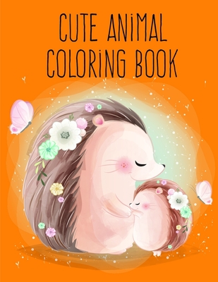 Cute Animal Coloring Book: Cute Christmas Animals and Funny Activity for Kids (Early Education #4) Cover Image