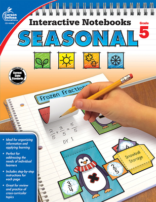 Interactive Notebooks Seasonal, Grade 5 cover