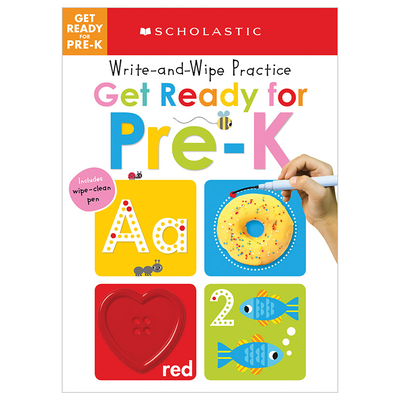 Get Ready for Pre-K Write and Wipe Practice: Scholastic Early Learners (Write and Wipe) Cover Image