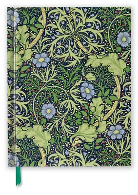 William Morris: Seaweed (Blank Sketch Book) (Luxury Sketch Books) By Flame Tree Studio (Created by) Cover Image