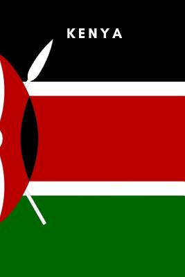 Kenya: Country Flag A5 Notebook to write in with 120 pages Cover Image