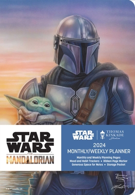 THE MANDALORIAN by Thomas Kinkade Studios 12-Month 2024 Monthly/Weekly Planner Calen: A New Direction Cover Image