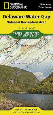 Delaware Water Gap National Recreation Area Map (National Geographic Trails Illustrated Map #737) Cover Image