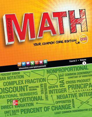 Glencoe Math, Course 2, Student Edition, Volume 1 Cover Image