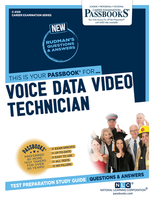 Voice Data Video Technician (C-4129): Passbooks Study Guide By National Learning Corporation Cover Image