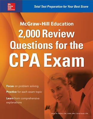 McGraw-Hill Education 2,000 Review Questions for the CPA Exam Cover Image