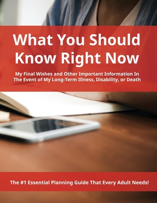 What You Should Know Right Now: My Final Wishes and Other Important Information In The Event of My Long-Term Illness, Disability, or Death By Author R. a. Clark Cover Image