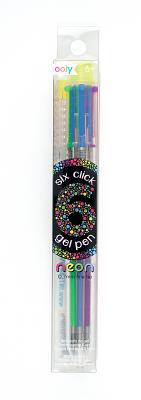 6 Click Gel Pen - Neon Cover Image