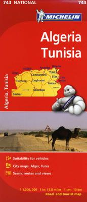Michelin Map Algeria/Tunisia (Maps/Country (Michelin)) Cover Image
