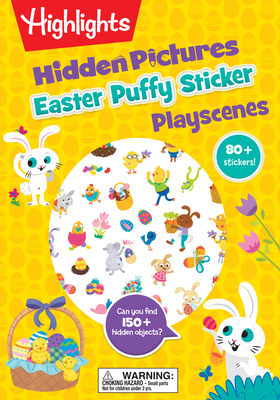 Easter Hidden Pictures Puffy Sticker Playscenes (Highlights Puffy Sticker Playscenes) By Highlights (Created by) Cover Image