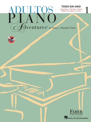 Adultos Piano Adventures Libro 1: Spanish Edition Adult Piano Adventures Course Book 1 Cover Image