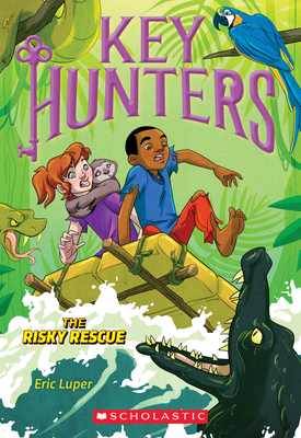 Cover for The Risky Rescue (Key Hunters #6)
