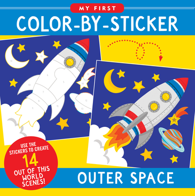 Outer Space Color-By-Sticker Book