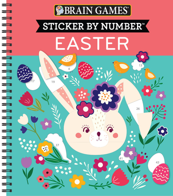 Brain Games - Sticker by Number: Easter Cover Image
