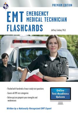 EMT Flashcard Book + Online (EMT Test Preparation) By Jeffrey Lindsey Cover Image