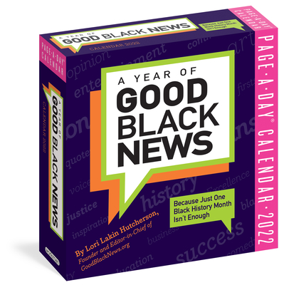 Cover for A Year of Good Black News Page-A-Day Calendar for 2022