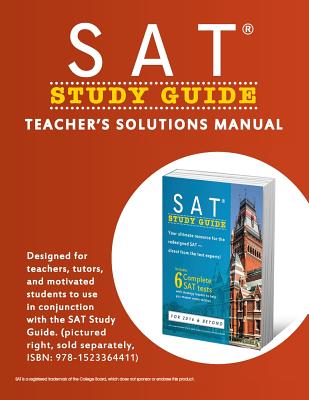 SAT Study Guide: Teacher's Solutions Manual (Paperback) | Books on