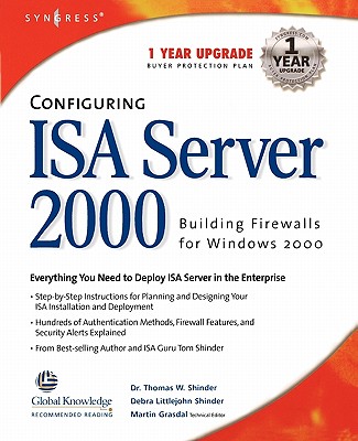 Configuring ISA Server 2000 [With CDROM] Cover Image