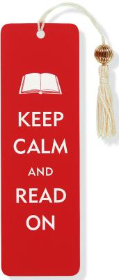 Beaded Bkmk Keep Calm/Read on By Inc Peter Pauper Press (Created by) Cover Image