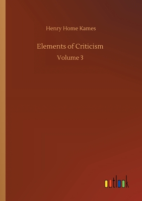 Cover for Elements of Criticism