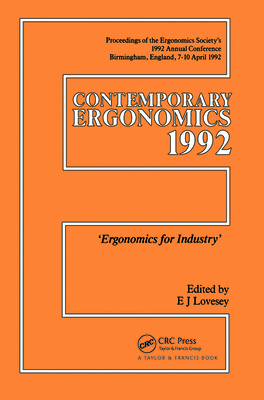 Contemporary Ergonomics: Ergonomics For Industry Cover Image