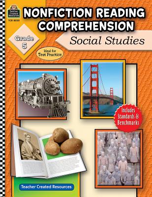 Nonfiction Reading Comprehension: Social Studies, Grade 5 Cover Image