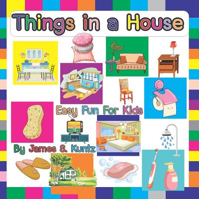 Things in a House for kids: Big Cartoon Big Words (Preschool Prep Activity Learning #11)