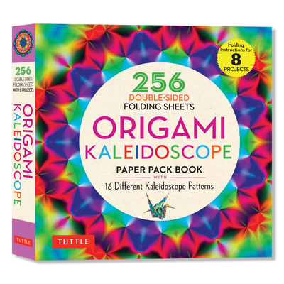 Origami Kaleidoscope Paper Pack Book: 256 Double-Sided Folding Sheets (Includes Instructions for 8 Models) By Tuttle Studio (Editor) Cover Image