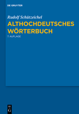 Althochdeutsches Wörterbuch Cover Image