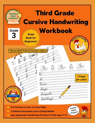3rd Grade Cursive Handwriting Workbook: Cursive Handwriting Workbook for  Kids Beginners Cursive Writing Practice Book (Paperback)