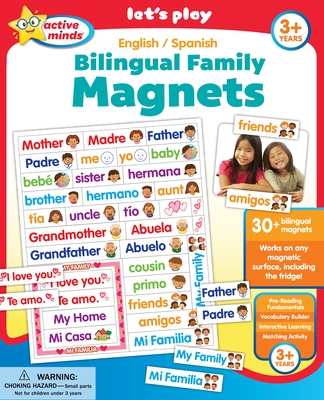 Active Minds English/Spanish Bilingual Family Magnets Cover Image