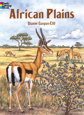 African Plains Coloring Book (Dover Nature Coloring Book) Cover Image