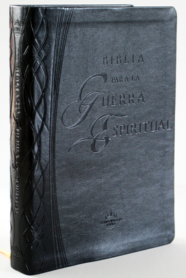 RVR 1960 Biblia para la guerra espiritual negra / Spiritual Warfare Bible, Black  Imitation Leather Cover Image