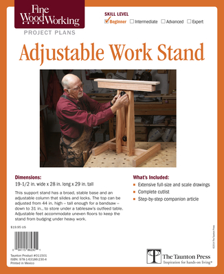Fine Woodworking's Adjustable Work Stand Plan
