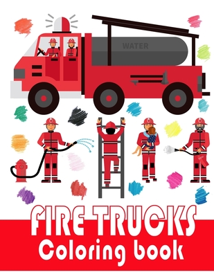 Emergency Vehicles Coloring Book: Kids Coloring Books (Paperback)