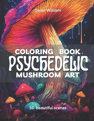 trippy mushroom coloring pictures