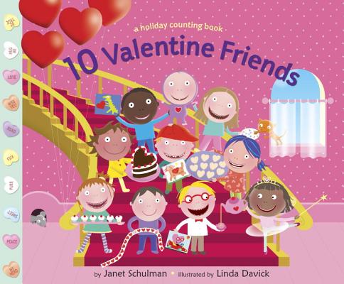 10 Valentine Friends By Janet Schulman, Linda Davick (Illustrator) Cover Image