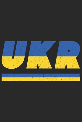 Ukr: Ukraine Tagesplaner mit 120 Seiten in weiß. Organizer auch als Terminkalender, Kalender oder Planer mit der ukrainisch