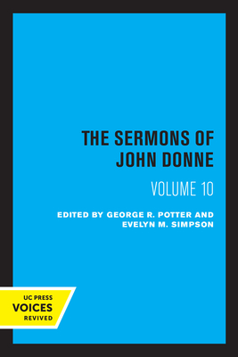 The Sermons of John Donne, Volume X Cover Image