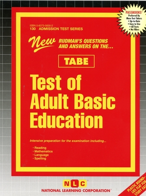 Test Of Adult Basic Education (TABE) (Admission Test Series #130) By National Learning Corporation Cover Image
