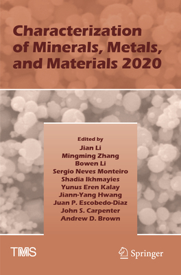 Characterization of Minerals, Metals, and Materials 2020 Cover Image